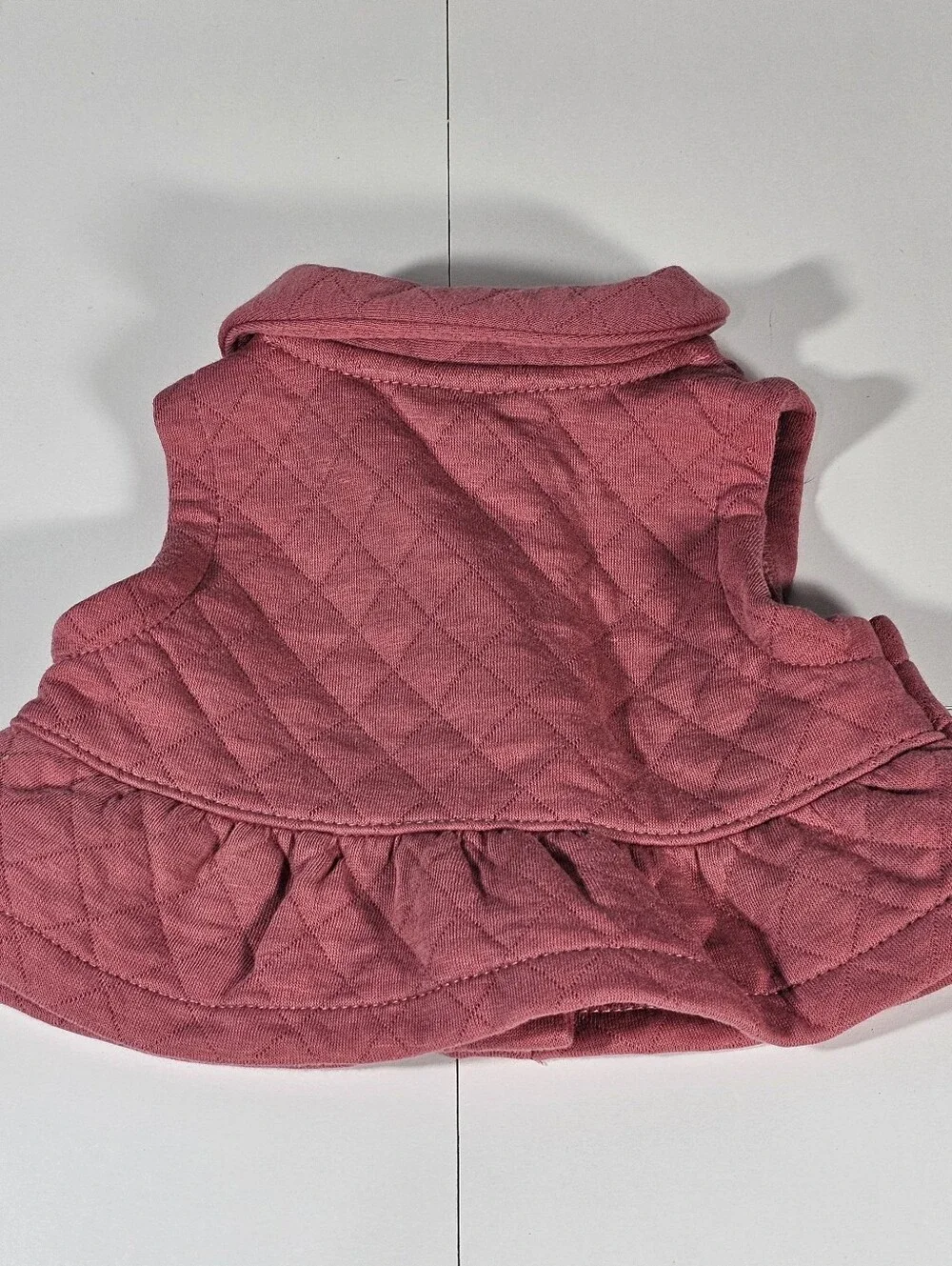 Carter's Coral Diamond-quilted Vest Newborn